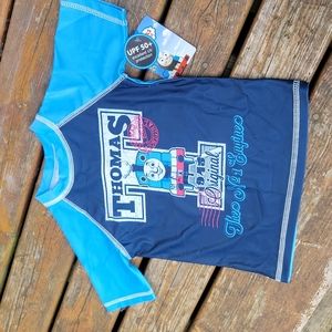 💜4/$20💜NWT Thomas the Train Rashguard Swim Shirt
